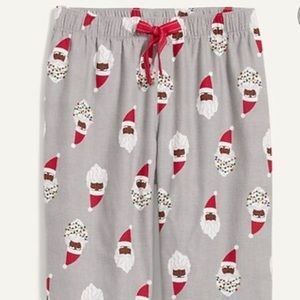 NWT Old Navy Black Santa Pajama pants size XL